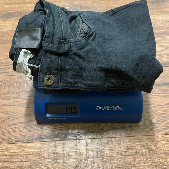 H&M l.o.g.g. US 6 EUR 36 Black Jeans logg Label of Graded Goods Skinny Straight - Picture 9 of 9